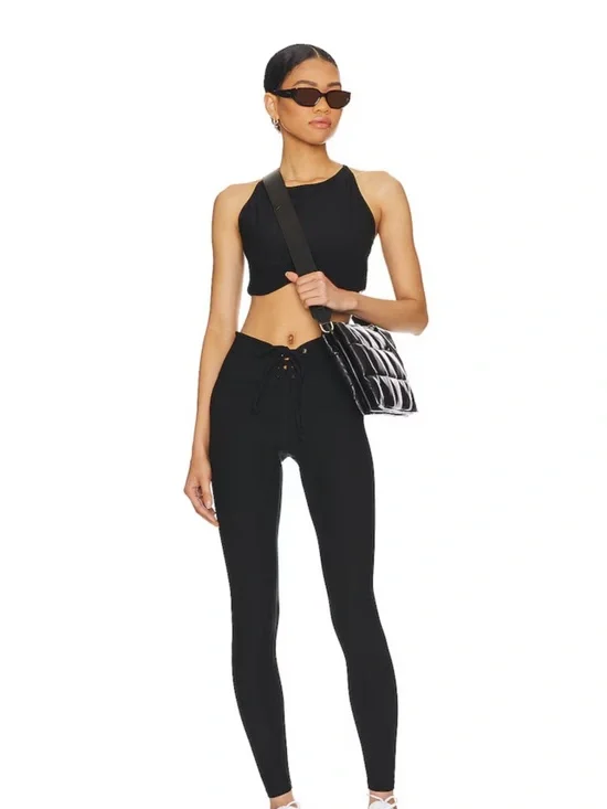 Stretch Football Legging in Black YEAR OF OURS SMALL - Picture 8 of 8